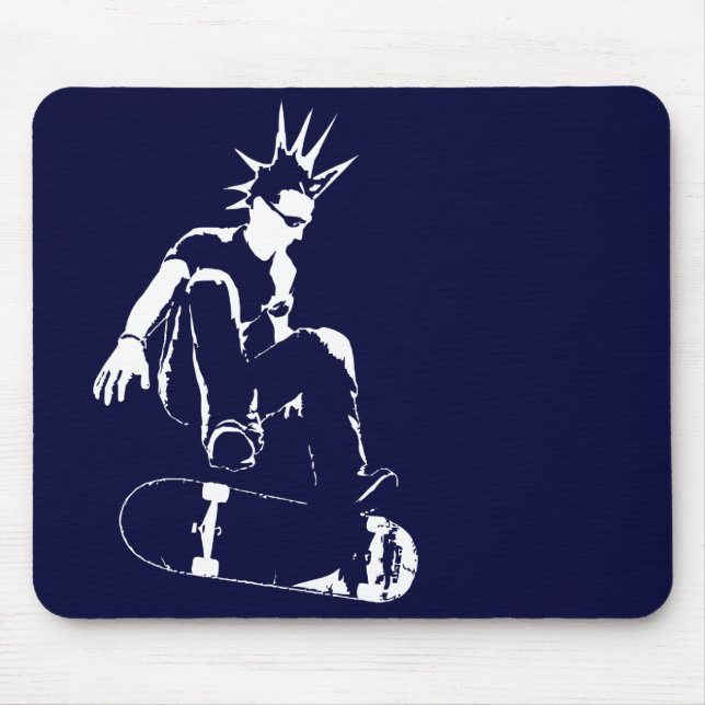 Mousepad punk de skate (Frente)