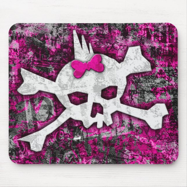 Mousepad Punk Skull Princess (Frente)