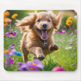 Mousepad Puppy no Campo das Flores