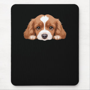 Mousepad Puppy Peeking Bonito Adorável Cartografia De Anima