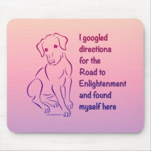 Mousepad Puppy Road to Enlight