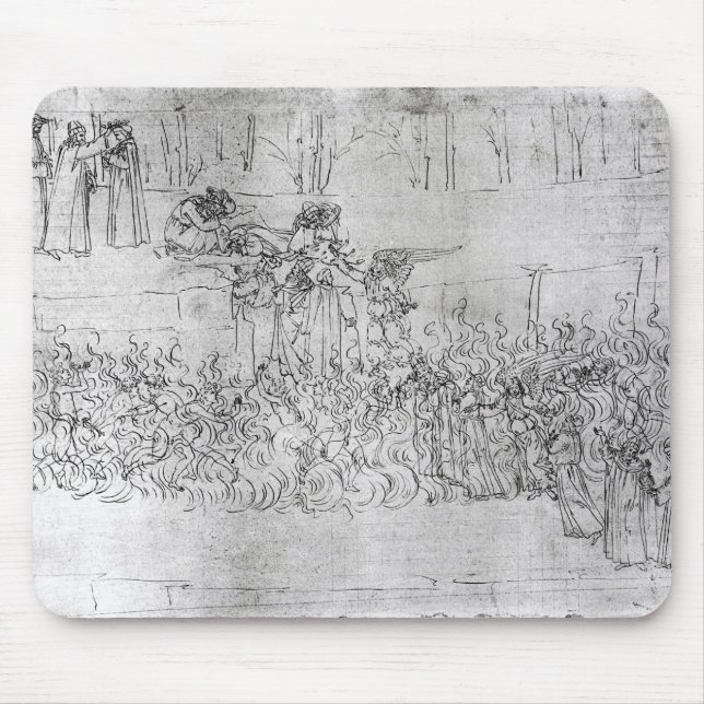 Mousepad Purgatório, "da comédia divina" por Dante (Frente)