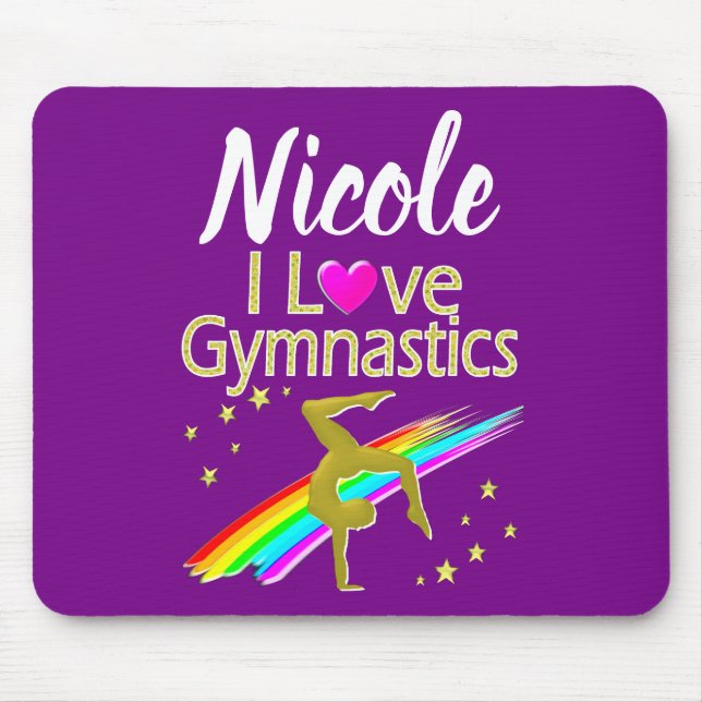 MOUSEPAD PURPER I AMOR GYMNASTICS DESIGN (Frente)