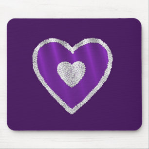 Mousepad Purple Heart