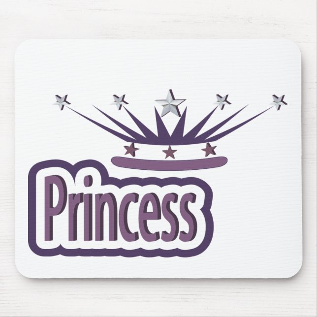 Mousepad Purple Princess Crown (Frente)