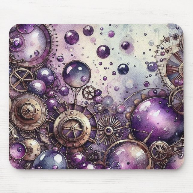 Mousepad Purple Steampunk (Frente)