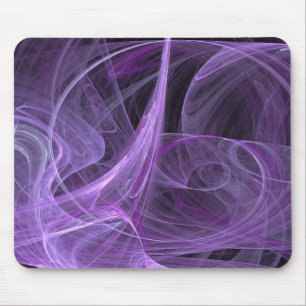 Mousepad Púrpura e Preta - Pasta Fractal