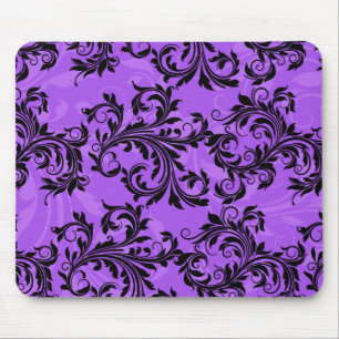 Mousepad Púrpura e Preta - Rolha-Mão
