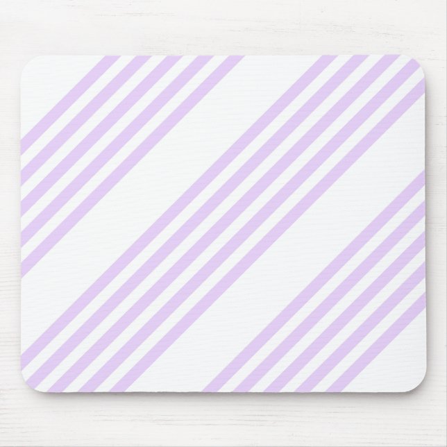 Mousepad Púrpura Lilac e cinco faixas brancas (Frente)
