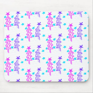 Mousepad Púrpura rosa, podridão roxa, estrelas da árvore de
