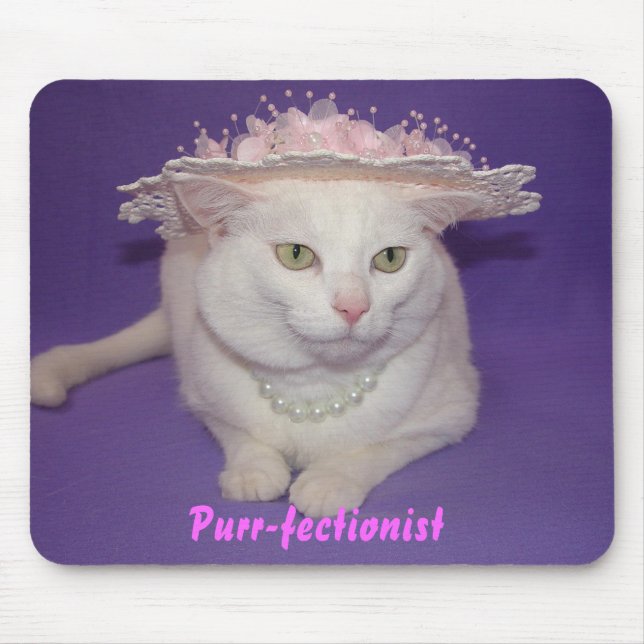 Mousepad Purr-fectionist (Frente)