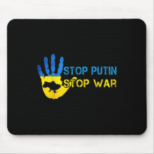 Mousepad Putin Para Parar A Guerra Apoie A Ucrânia, Eu Esta