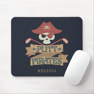 Mousepad Putt Pirates Golfing Hobby