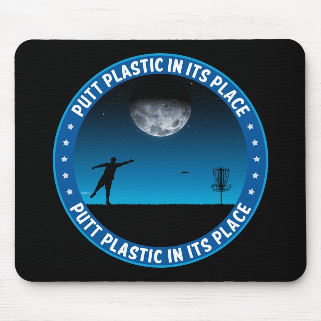 Mousepad Putt Plastic No Seu Lugar #8 (Frente)