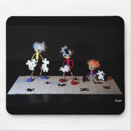Mousepad Puzzel humor met de Fubby's.