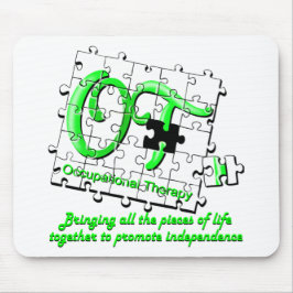Mousepad puzzlegreen