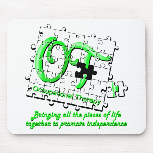 Mousepad puzzlegreen (Frente)