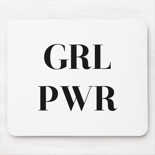 MOUSEPAD PWR GRL (Frente)