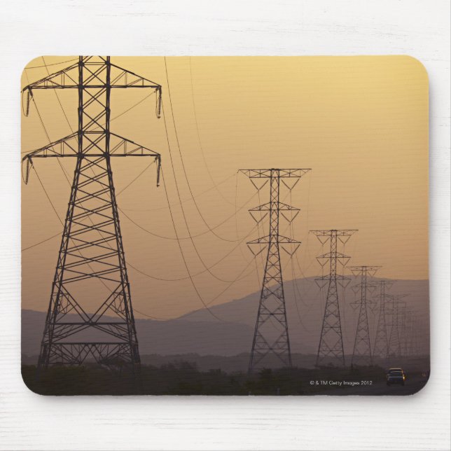 Mousepad Pylons de eletricidade (Frente)