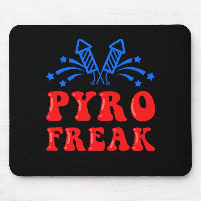 Mousepad Pyro Freak Pyrotechnical Fireworks Firecracker Gif (Frente)