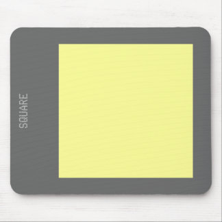 Mousepad Quadrado - Amarelo Chalk e Cinzas
