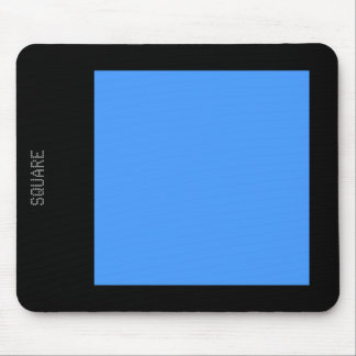 Mousepad Quadrado - Azul-bebê e preto