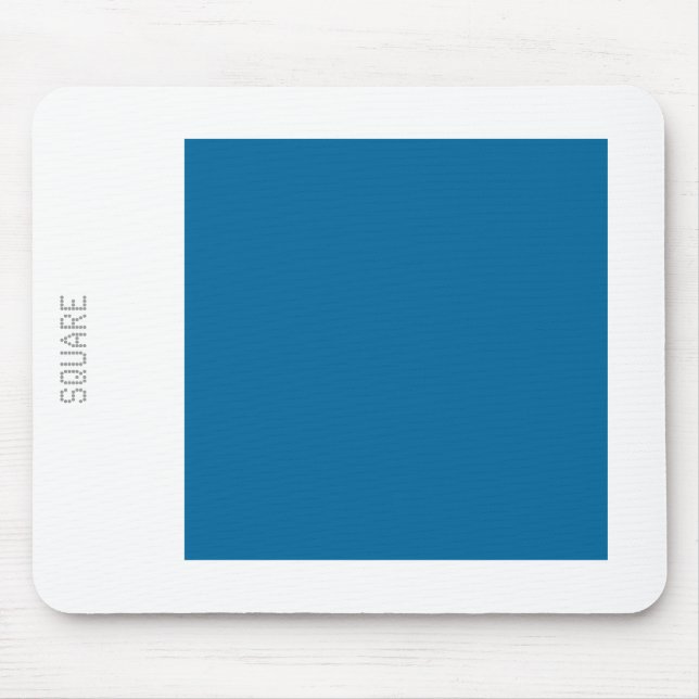 Mousepad Quadrado - Azul do Deserto e Branco (Frente)