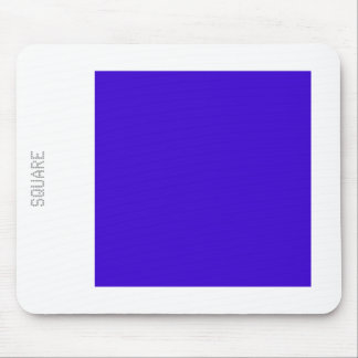 Mousepad Quadrado - Azul profundo e branco