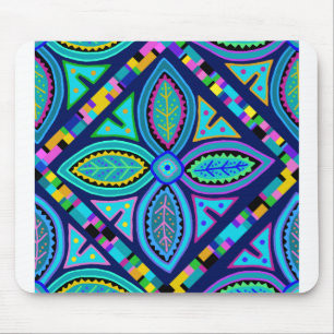 Mousepad Quadrado da Vovó Flor Contemporâneo