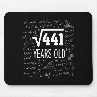 Mousepad Quadrado Matemático Raiz 441 Anos de Idade, Matemá