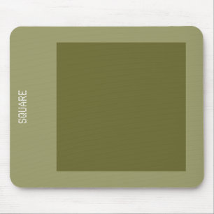 Mousepad Quadrado - Oliva Profunda e Khaki