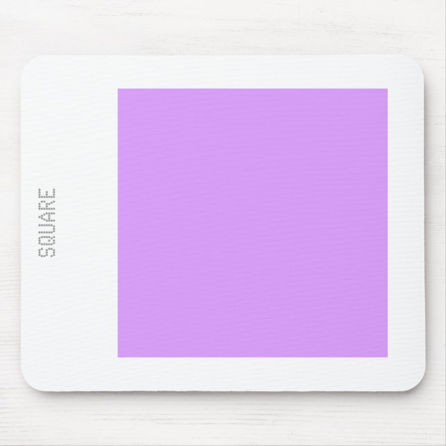 Mousepad Quadrado - Páscoa Roxo e Branco (Frente)
