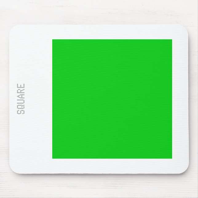 Mousepad Quadrado - Primavera Verde e Branco (Frente)