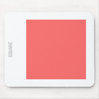 Mousepad Quadrado - Rosa Tropical e Branco