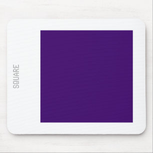 Mousepad Quadrado - Roxo Profundo e Branco