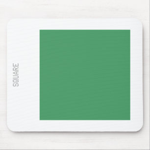 Mousepad Quadrado - Verde do Exército e Branco