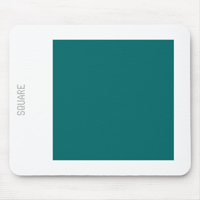 Mousepad Quadrado - Verde-Moss e Branco (Frente)