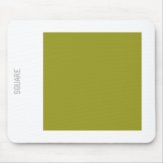 Mousepad Quadrado - Verde-oliva e Branco