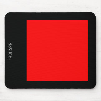 Mousepad Quadrado - Vermelho e Preto