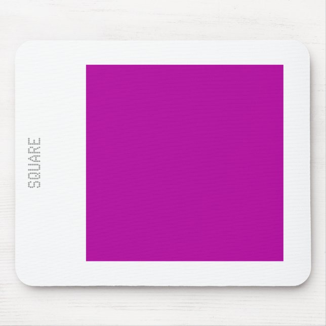 Mousepad Quadrado - Violeta Dp e Branco (Frente)