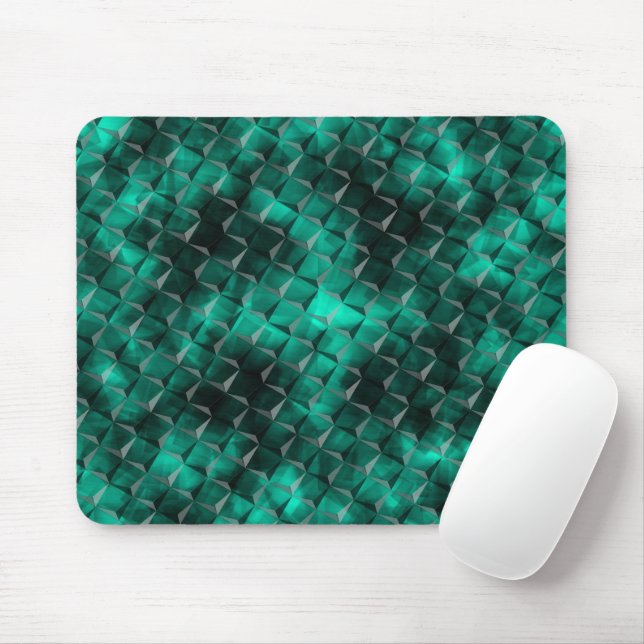 Mousepad Quadrados a triângulos manchados em alguma cor esm (Com mouse)