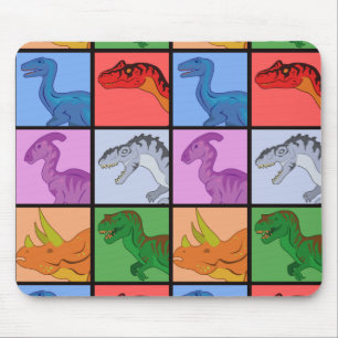 Mousepad Quadrados do Dinossauro