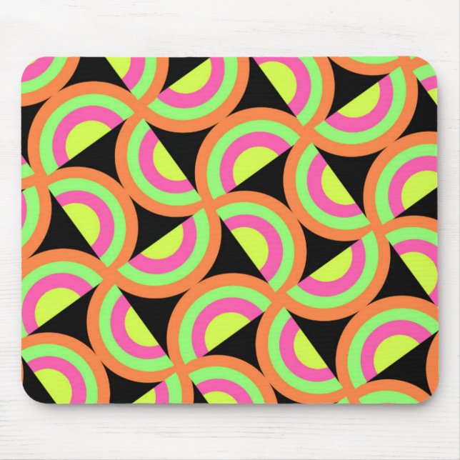 Mousepad Quadrados psicadélicos (Frente)