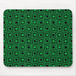 Mousepad Quadrados retrorreflectores - Verde-grama em Preto