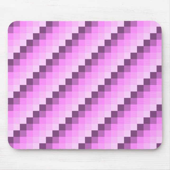 Mousepad Quadrados Rosa e Roxo (Frente)