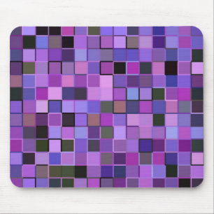 Mousepad Quadrados Roxos