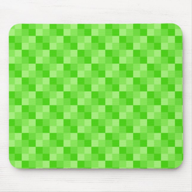 Mousepad Quadrados verdes (Frente)