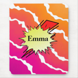 Mousepad Quadrinhos de cor da bolha retrorreflectora