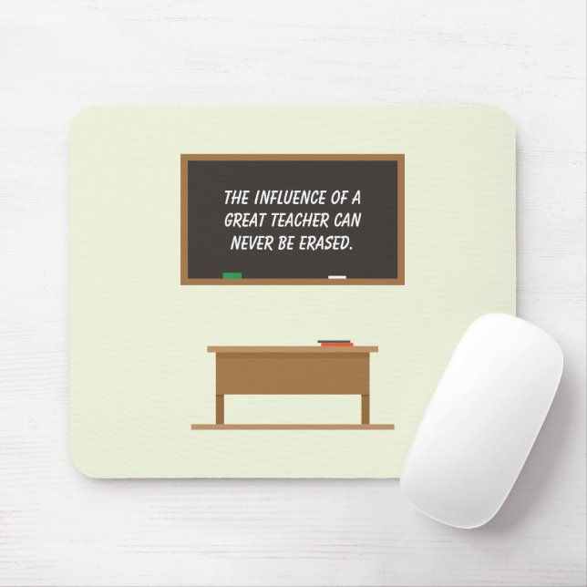 Mousepad Quadro de cotações Inspiracional do Professor de e (Com mouse)