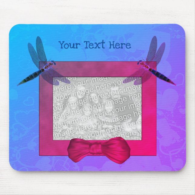 Mousepad Quadro de Fotografias Coloridas (Frente)